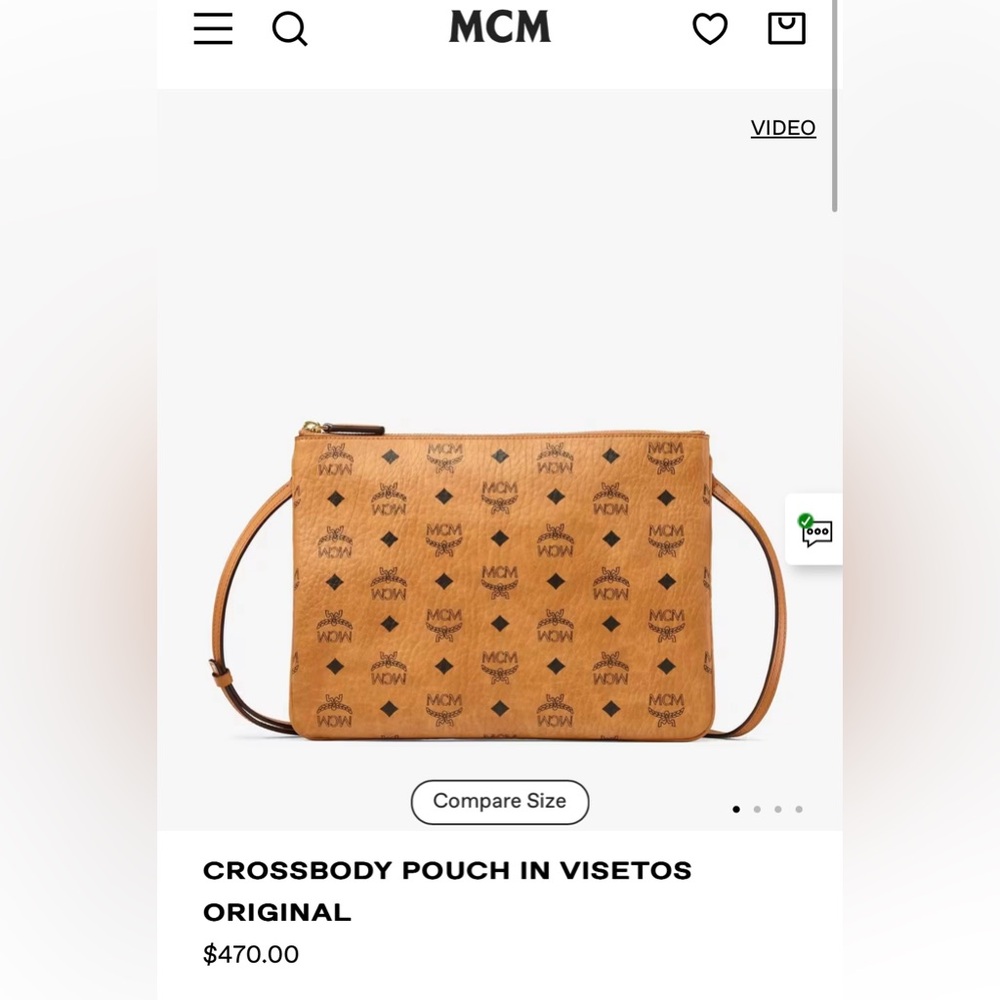 MCM VISETOS CROSSBODY POUCH